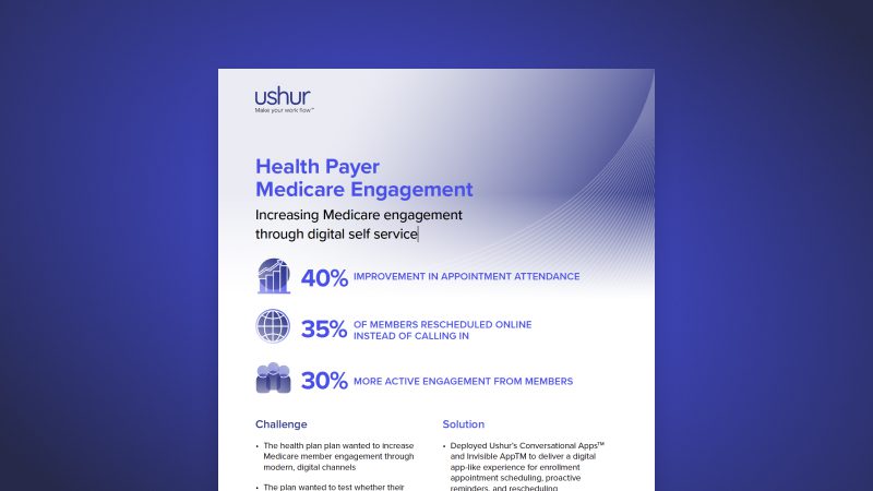 Health Payer Medicare Engagement