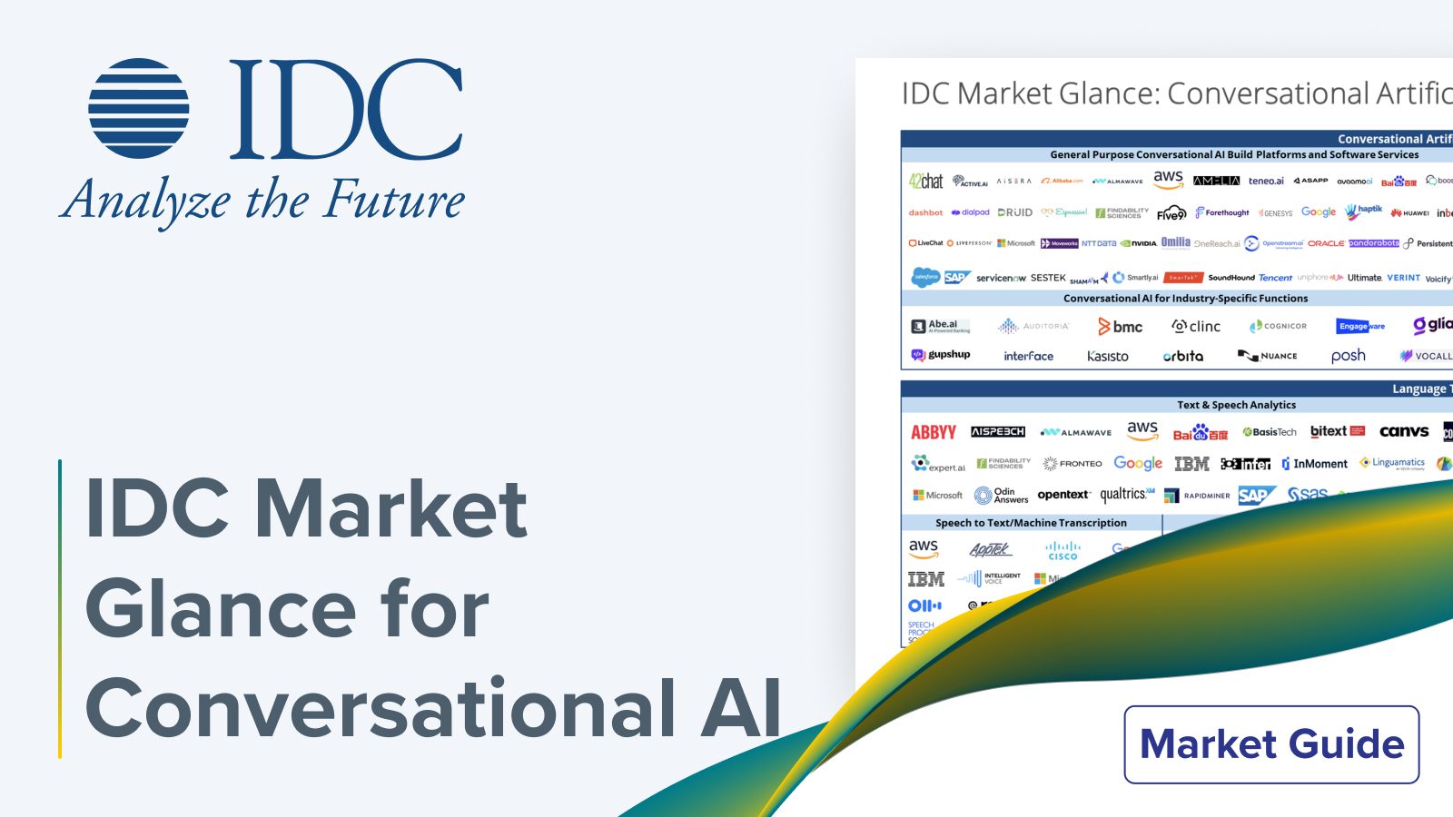 IDC Market Glance for Conversational AI cover image